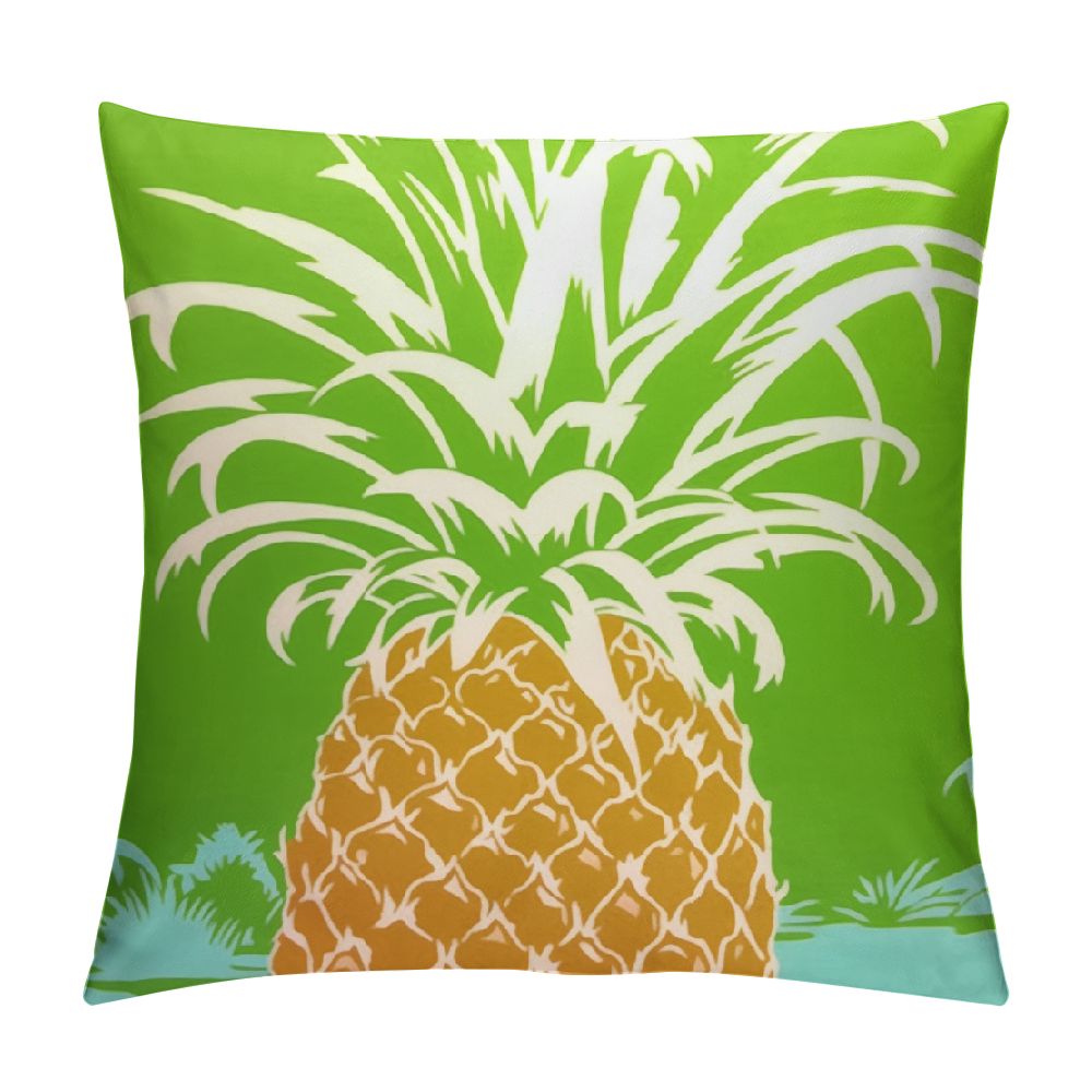 Summer Pillow Covers Watermelon Ice Cream Lemon Pineapple
